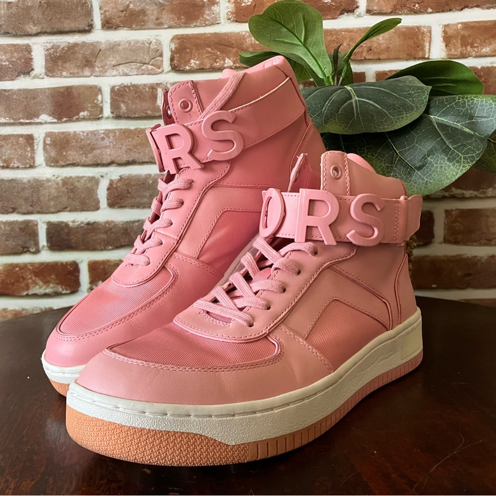 Michael Kors Cortlandt Embellished Leather Hightop Size 9.5